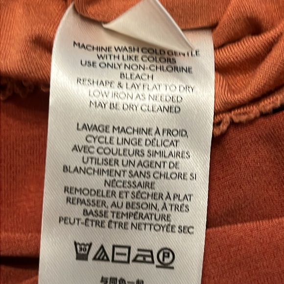 Anthropologie Twist Wrap Maxi Skirt Size Small Coral - Picture 13 of 13